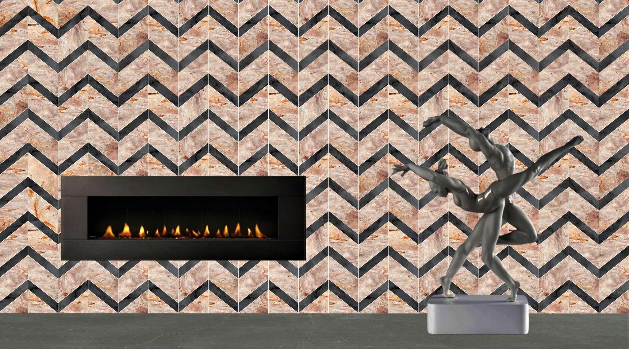 Decorative Wall Panel Designer Brown 4x2 Ft - Pn 03741