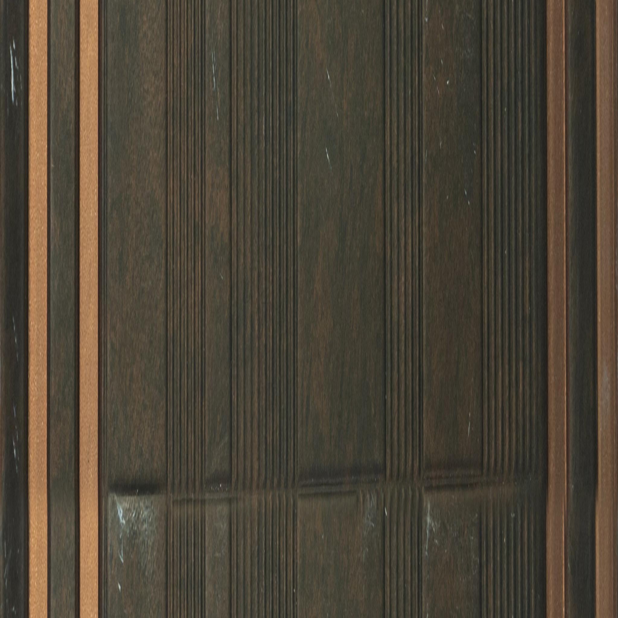Rang Charcoal Louver Designer Brown 8x1 Ft - Ro 8565