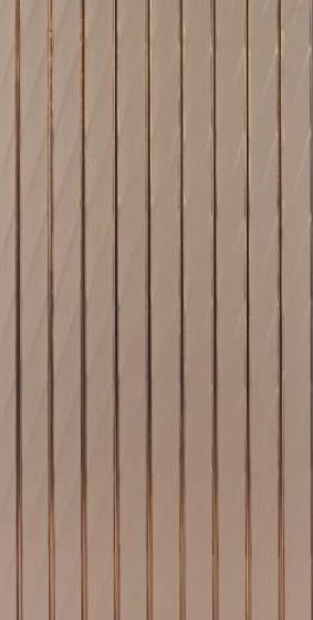 Brown Plain Colour Charcoal Louvers Colors 8x1 Ft - Rc 1127
