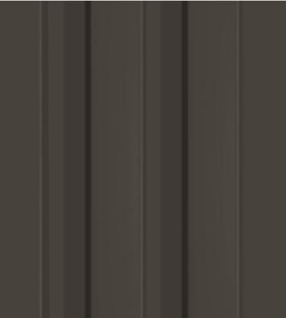 Brown Plain Colour Charcoal Louver Colors 8x0.39 Ft - Wl 1803
