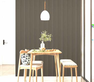 Plain Solids Charcoal Louver Colors Brown 8x0.33 Ft - Pn 00631