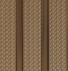 Brown Plain Colour Charcoal Louver Colors 8x0.41 Ft - 1616