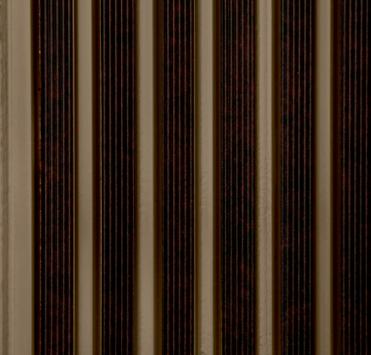 Brown Plain Colour Charcoal Louver Colors 8x0.41 Ft - Fl 1636