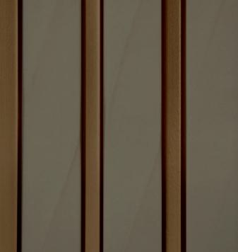 Brown Plain Colour Charcoal Louver Colors 8x0.41 Ft - Fl 1646