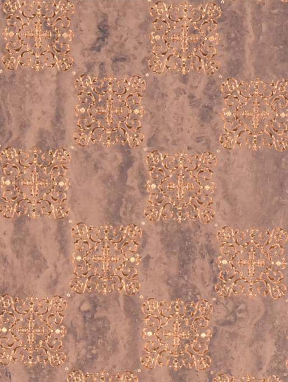 Brown Stone Charcoal Decorative Wall Panel Marble & 8x2 Ft - Ed 514