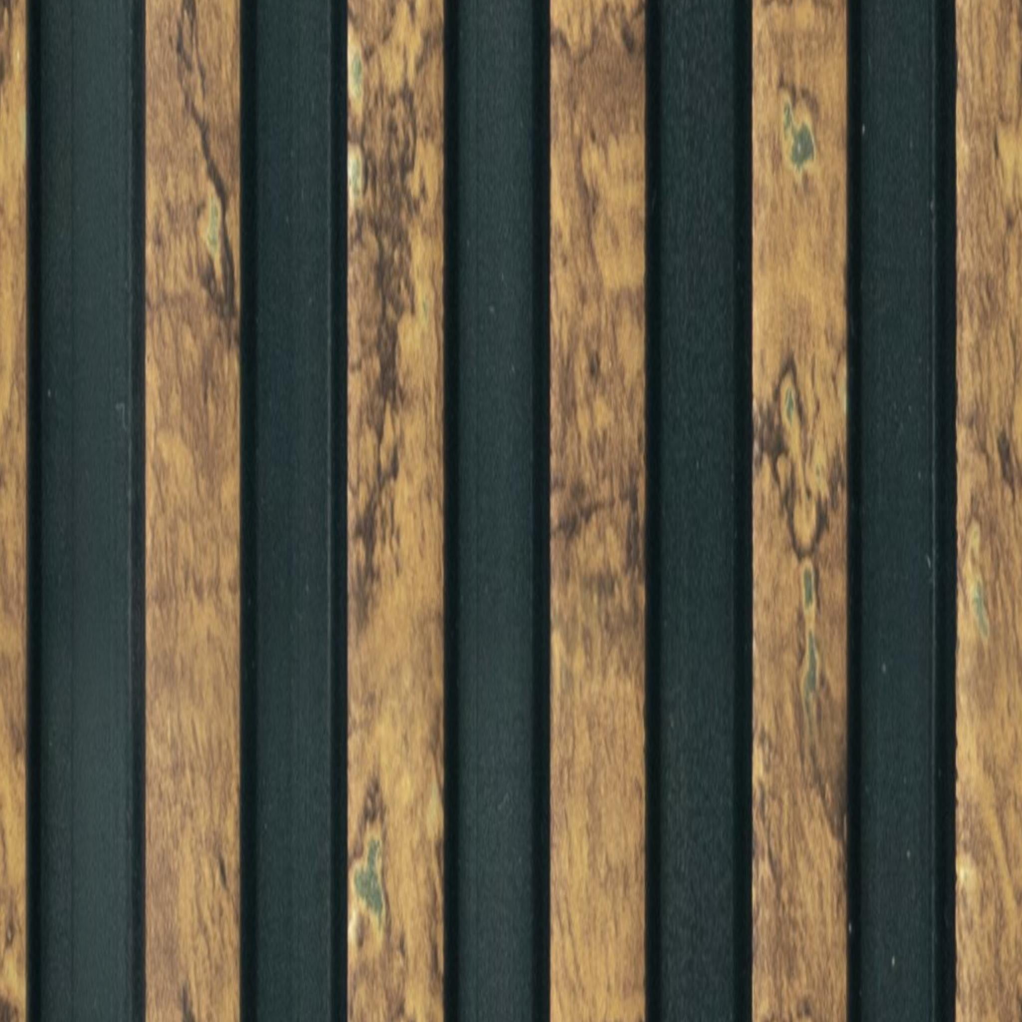 Brown Stone Charcoal Louver Marble & 8x0.33 Ft - Pn 00635