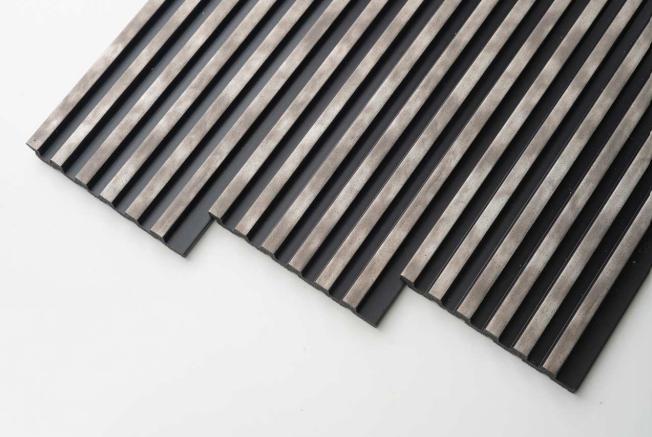 Brown Stone Charcoal Louvers Panel Marble & 8x0.33 Ft - Pn 00637