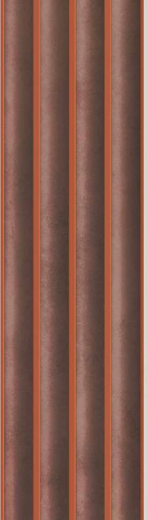 Marbles & Stones Brown Stone Look Charcoal Louver 8x0.42 ft marble & stone Brown PN 05500