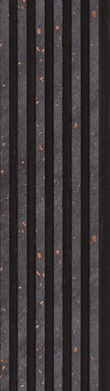 Terrazzo Brown Terrazzo Look Charcoal Louver/Panel 8x0.42 ft wood Brown PN 05468