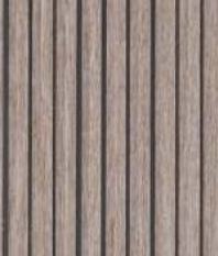 Brown Wood Charcoal Louvers 8x1 Ft - Rc 1130