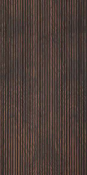 Brown Wood Charcoal Louvers 8x1 Ft - Rc 1135