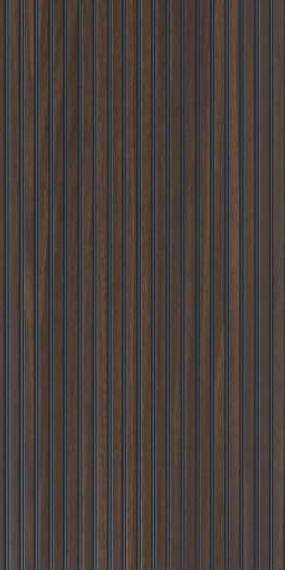 Brown Wood Charcoal Louvers 9.5x1 Ft - Rc 1116