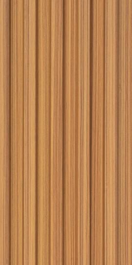 Brown Wood Finish Charcoal Louver/Panel 8x0.41 ft wood Brown 4007