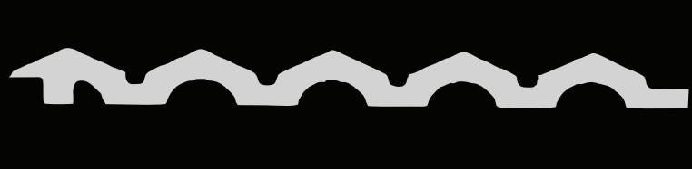 Brown Wood Finish Charcoal Louvers Panel 8x0.41 Ft - 4522