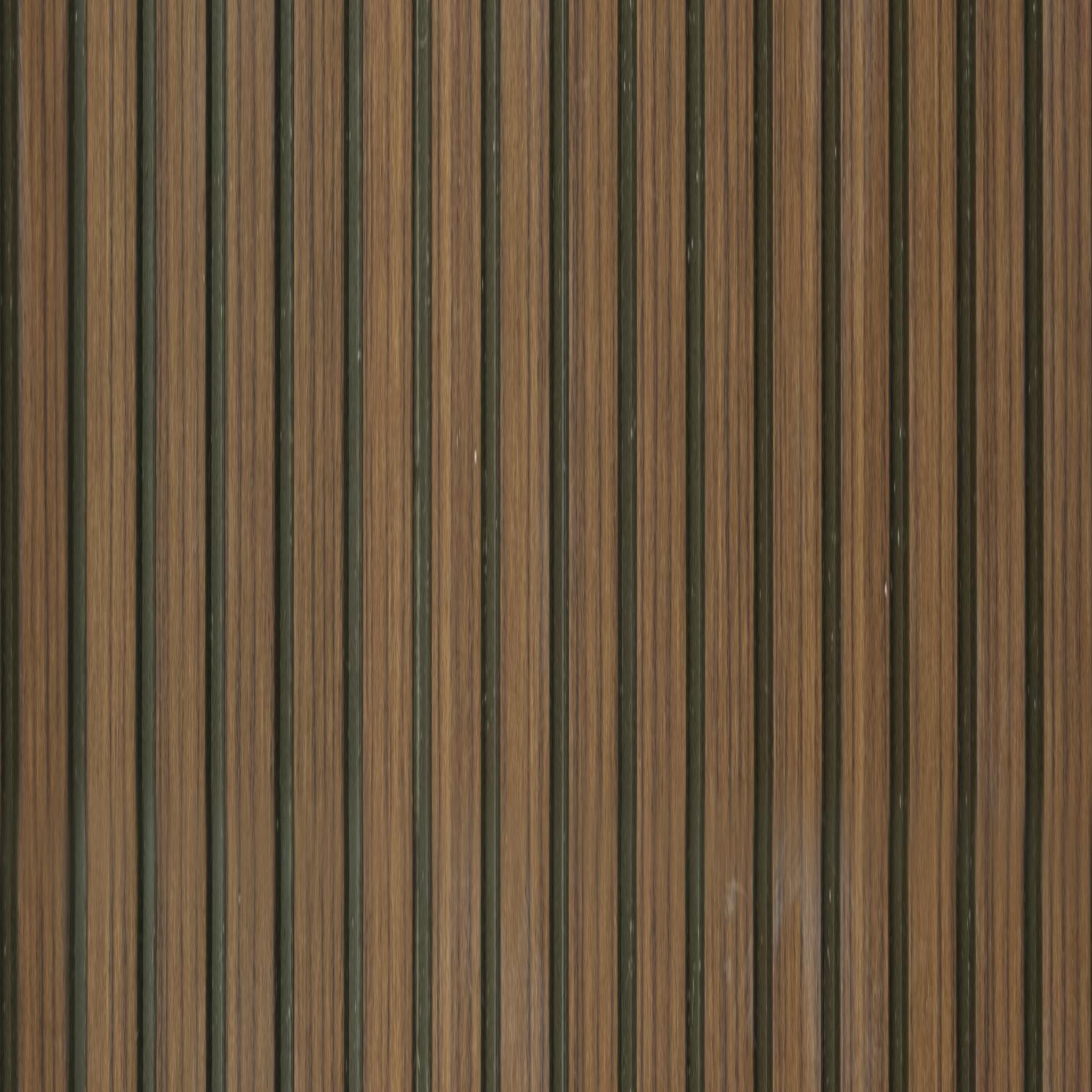 Rang Charcoal Louver Wood Brown 8x1 Ft - Ra 8110