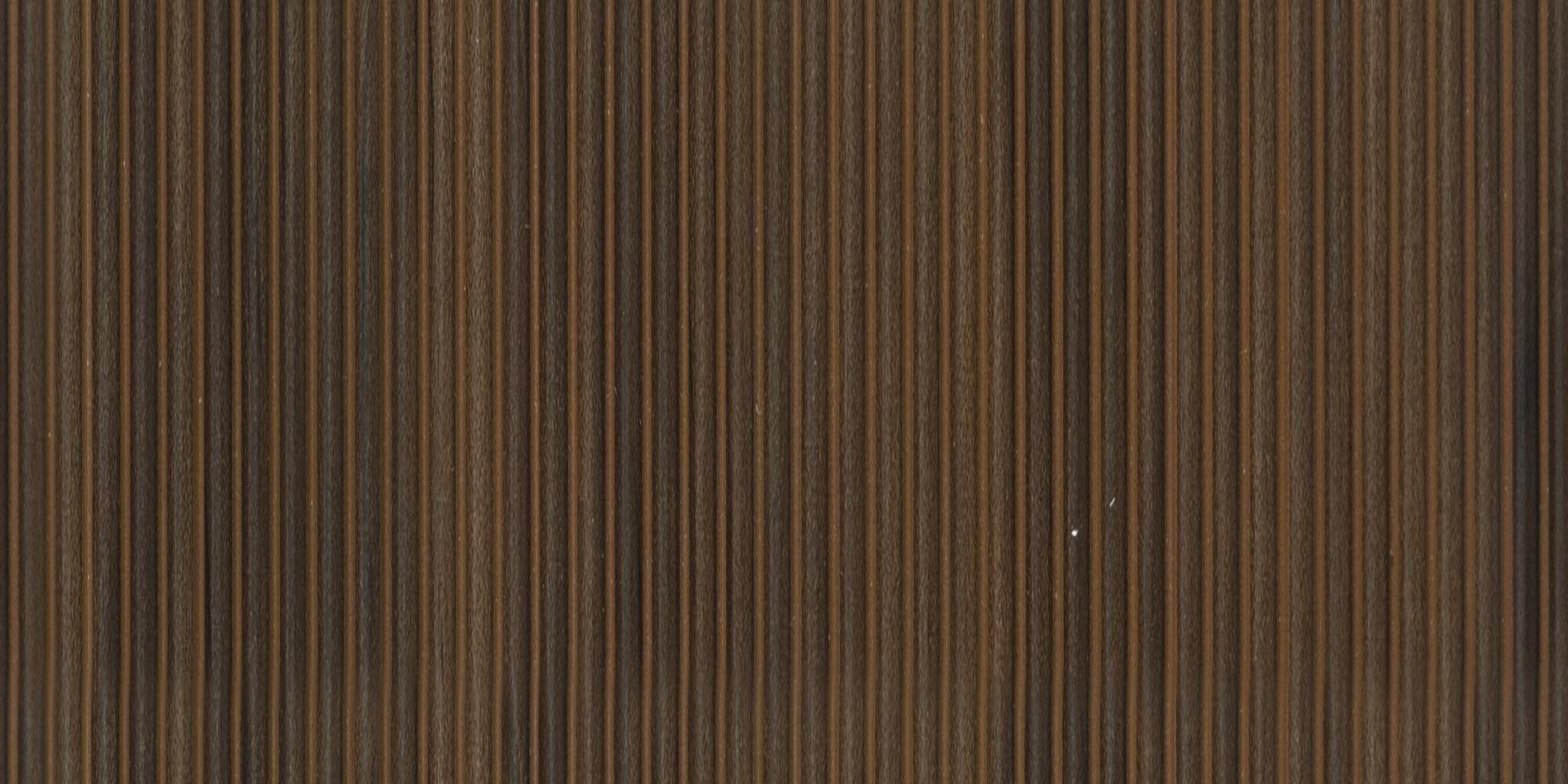 Brown Wooden Charcoal Louver Wood 8x1 Ft - Pn 00741