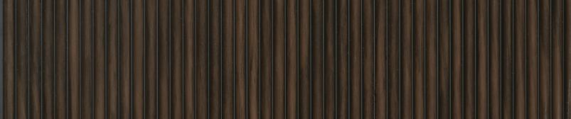 Wooden Charcoal Louver Wood Brown 8x1 Ft - Pn 00749