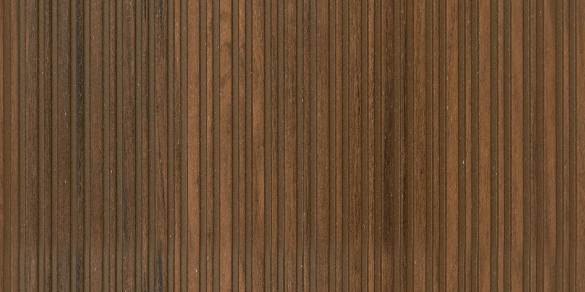 Brown Wooden Charcoal Louver Wood 8x1 Ft - Pn 00755