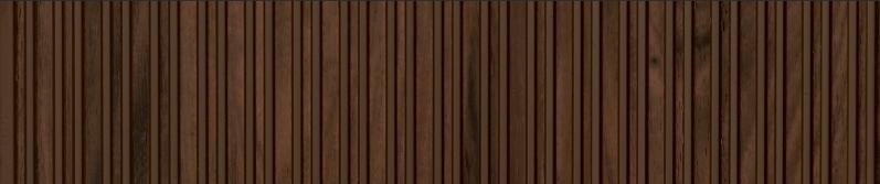 Brown Wooden Charcoal Louver Wood 8x1 Ft - Pn 00755