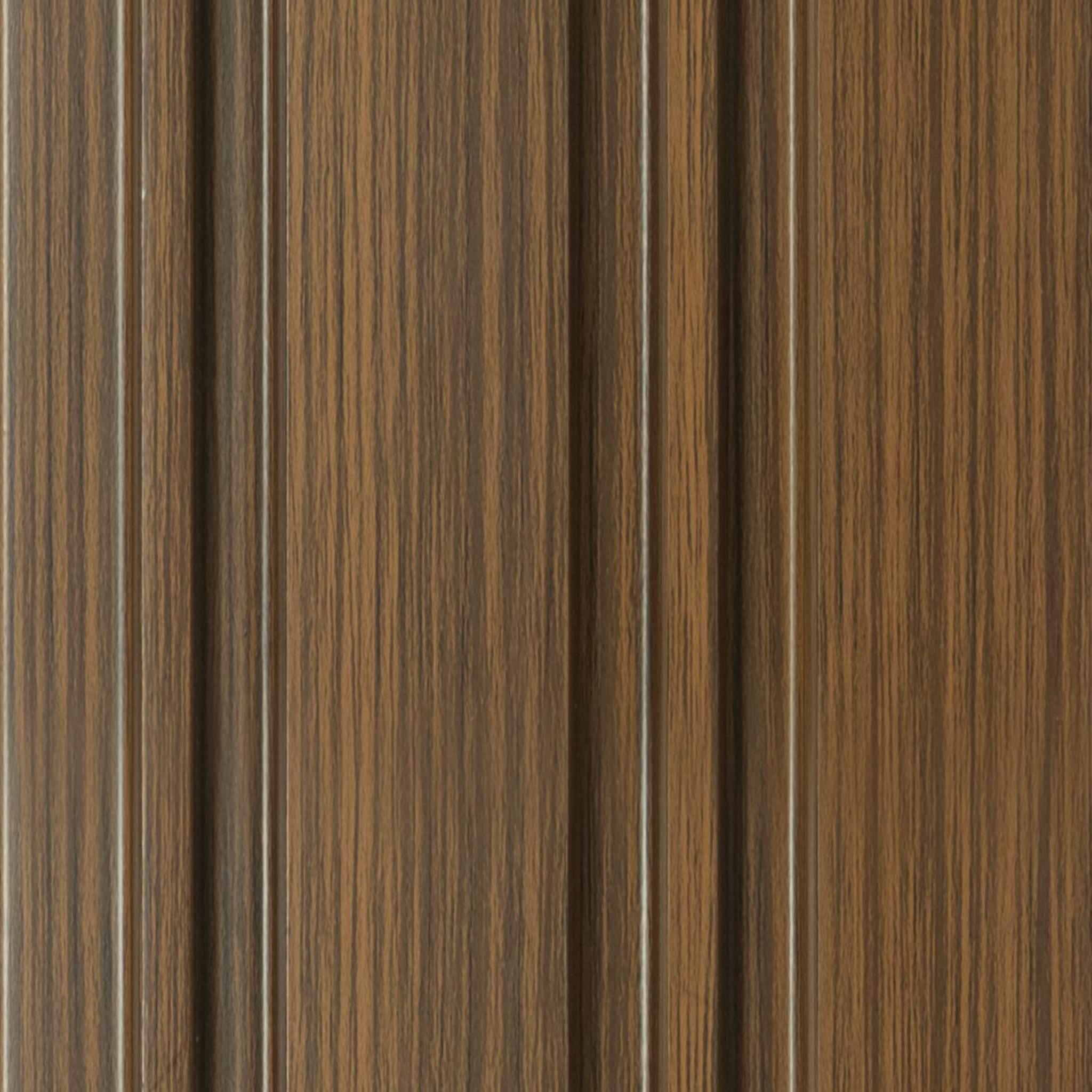 Brown Wooden Charcoal Louver Wood 8x0.39 Ft - Wl 1225