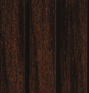 Brown Wooden Charcoal Louver Wood 8x0.39 Ft - Wl 1234