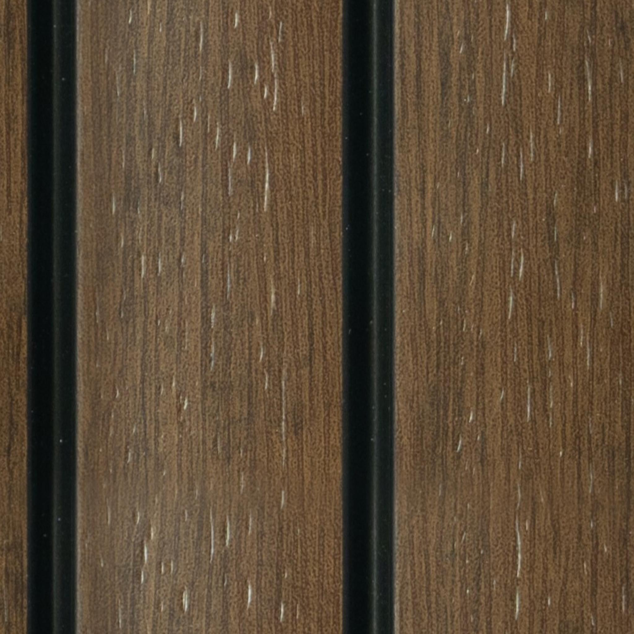 Brown Wooden Charcoal Louver Wood 8x0.39 Ft - Wl 1234