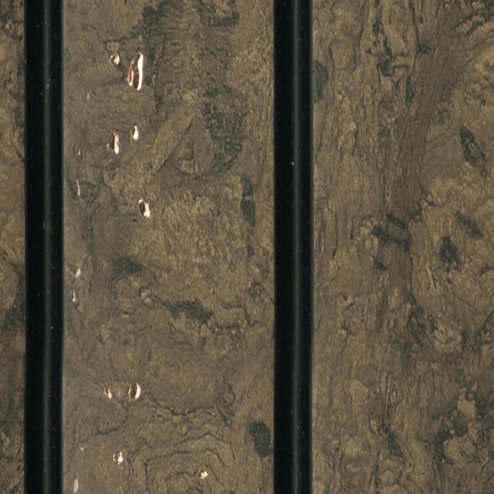 Brown Wooden Charcoal Louver Wood 8x0.39 Ft - Wl 1475