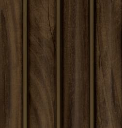 Brown Wooden Charcoal Louver Wood 8x0.39 Ft - Wl 1624