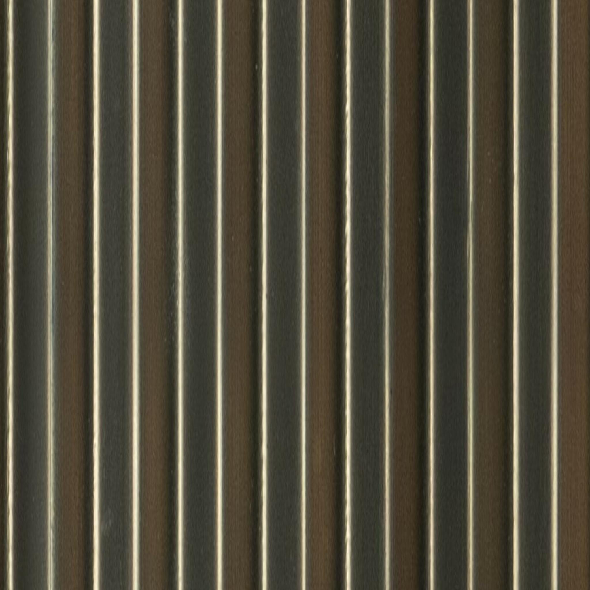 Wooden Charcoal Louver Wood Brown 8x0.39 Ft - Wl 1632