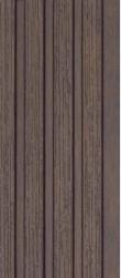 Premium Charcoal Panel Wood Louvers Brown 8x0.4 Ft - Pn 00642