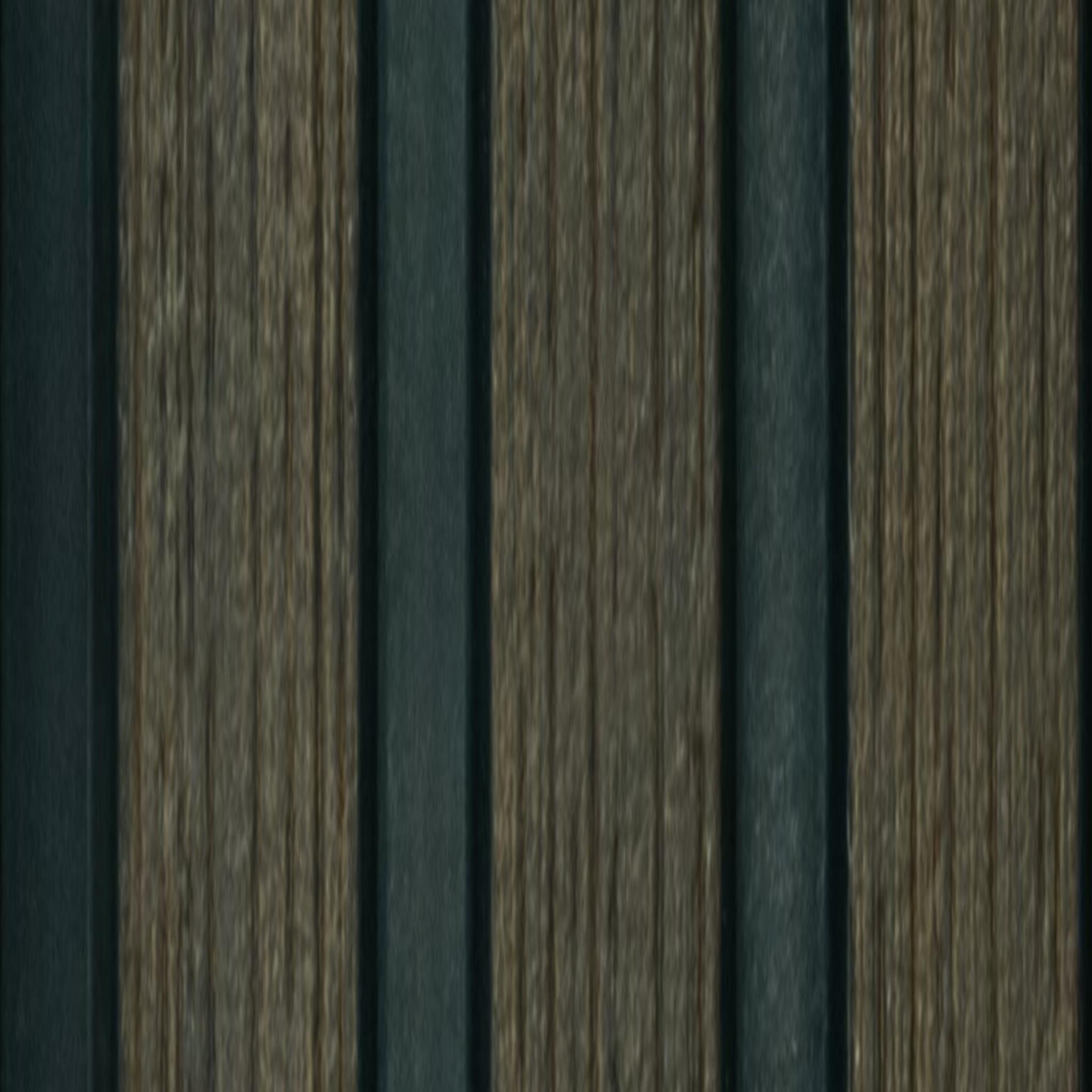 Charcoal Louvers Panel Wood Brown 8x0.4 Ft - Pn 00646