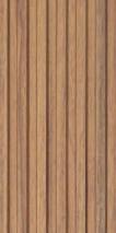 Premium Charcoal Panel Wood Louvers Brown 8x0.4 Ft - Pn 00648