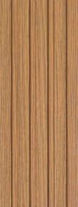 Premium Charcoal Panel Wood Louvers Brown 8x0.4 Ft - Pn 03362