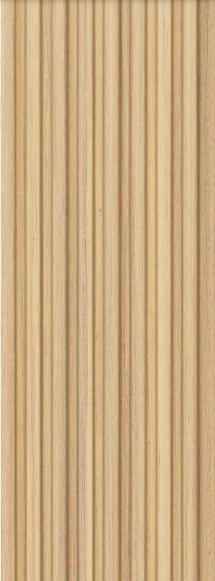 Premium Charcoal Panel Wood Louvers Brown 8x0.4 Ft - Pn 03420