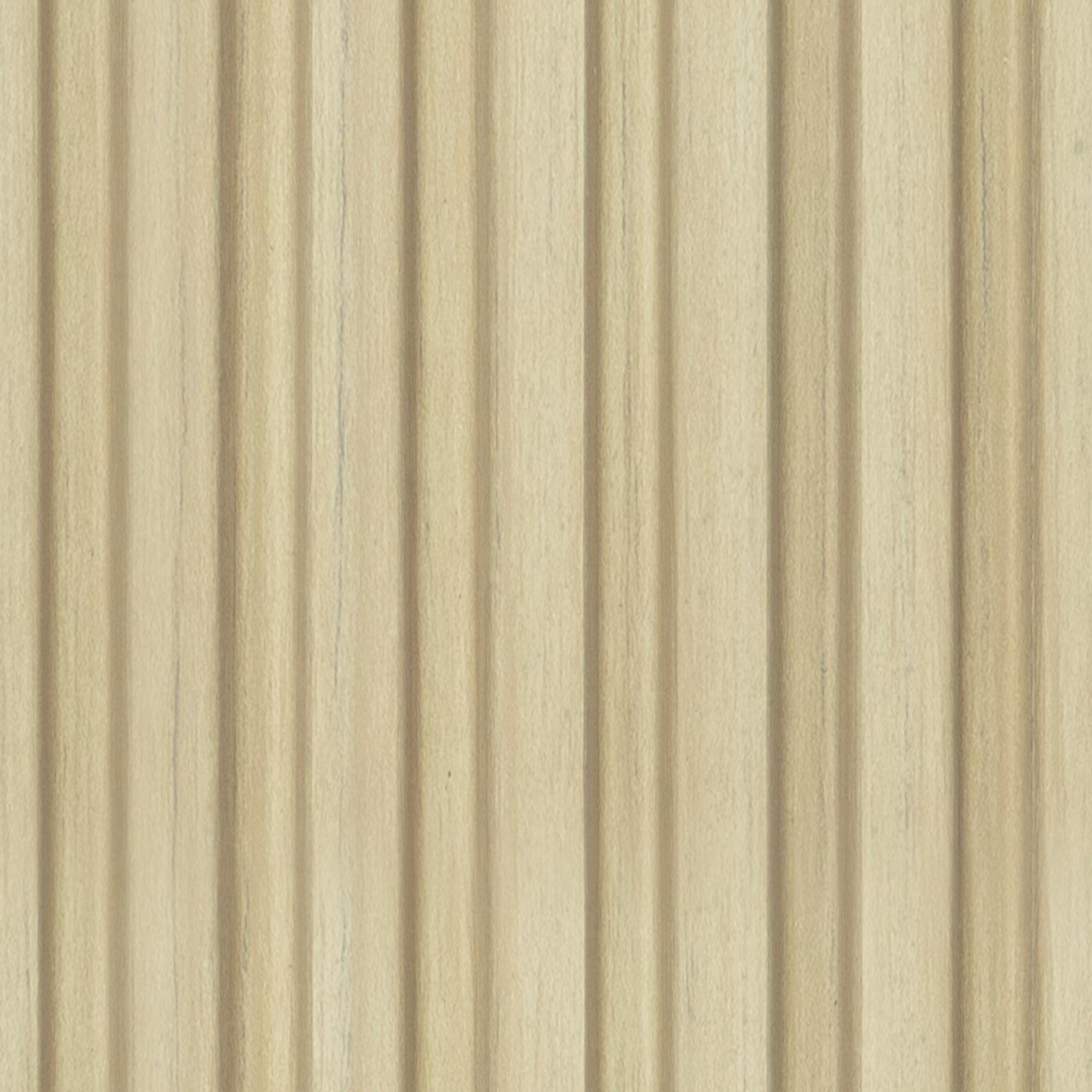 Premium Charcoal Panel Wood Louvers Brown 8x0.4 Ft - Pn 03420