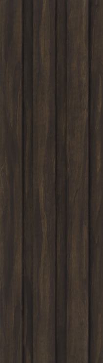 Wooden Panels Premium Charcoal Panel 8x0.42 ft wood louvers Brown PN 05464
