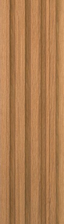 Wooden Panels Premium Charcoal Panel 8x0.42 ft wood louvers Brown PN 05497