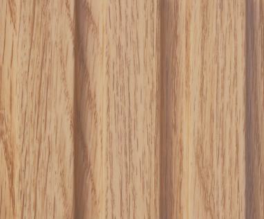Brown Wooden Charcoal Louver Wood 8x0.41 Ft - Md 6401