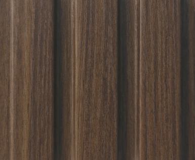 Brown Wooden Charcoal Louver Wood 8x0.41 Ft - Md 6405