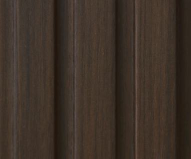 Brown Wooden Charcoal Louver Wood 8x0.41 Ft - Md 6408