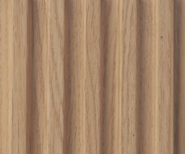 Brown Wooden Charcoal Louver Wood 8x0.41 Ft - Md 6409
