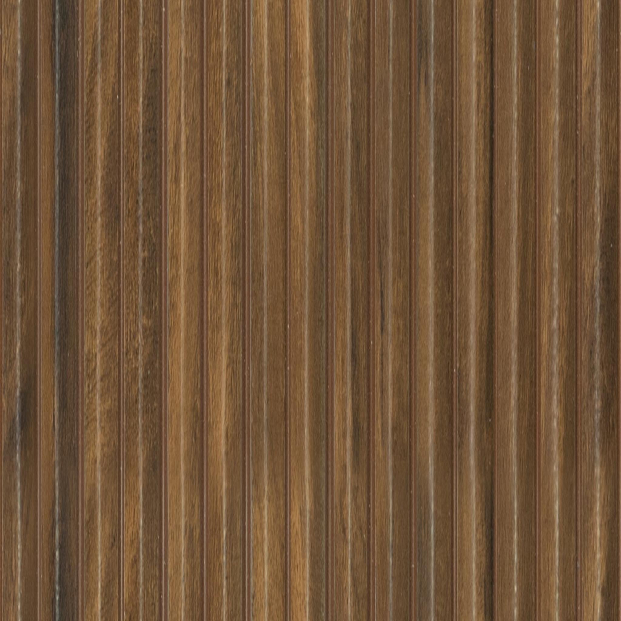 Brown Wooden Charcoal Louvers Panel Wood 8x0.52 Ft - Pn 00536