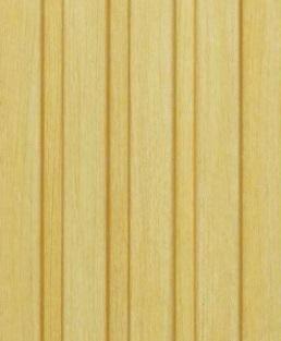 Premium Charcoal Panel Wood Louvers Brown 9.5x0.41 Ft - Pn 03520