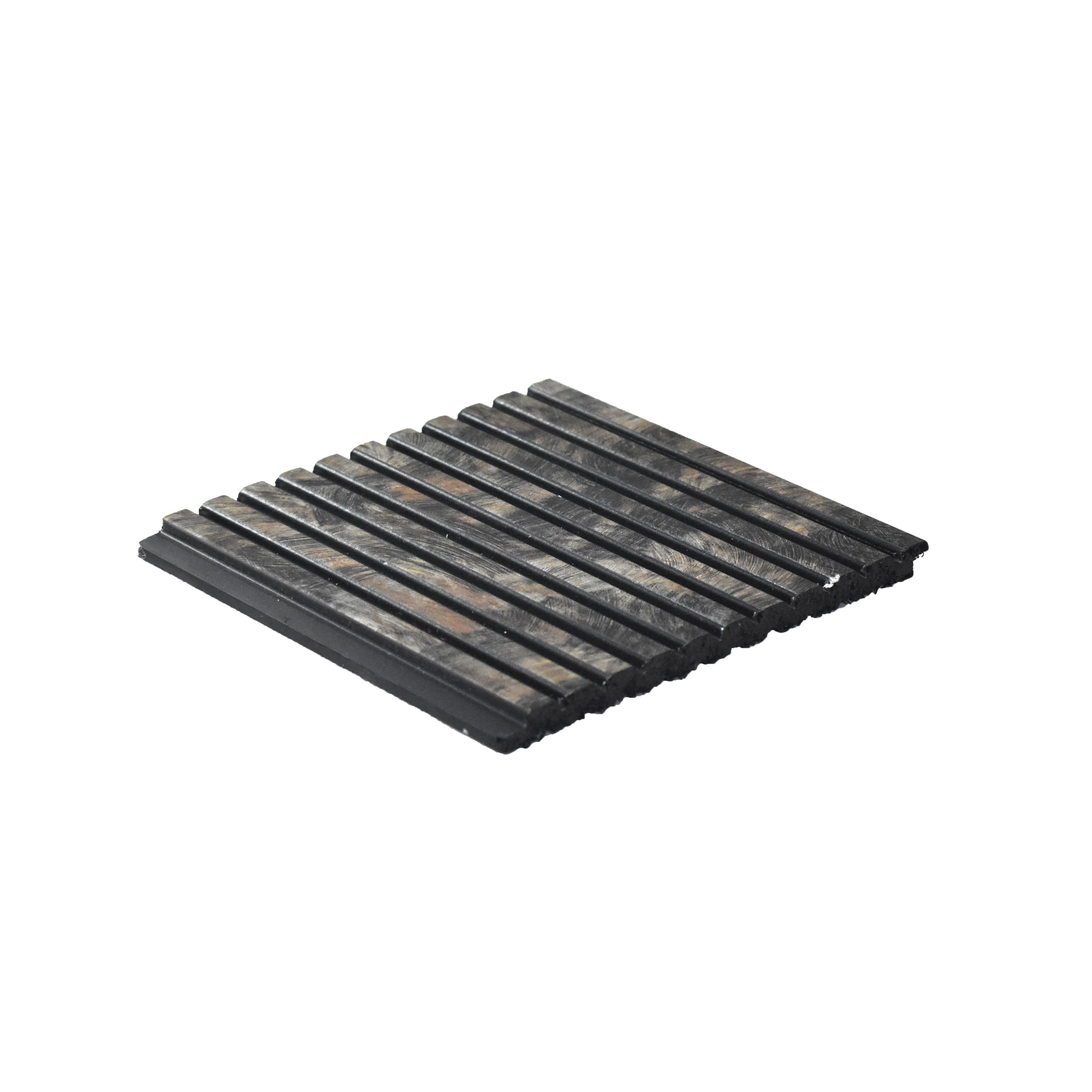 Brown Wooden Charcoal Louver Wood 9.5x0.32 Ft - Pn 00475