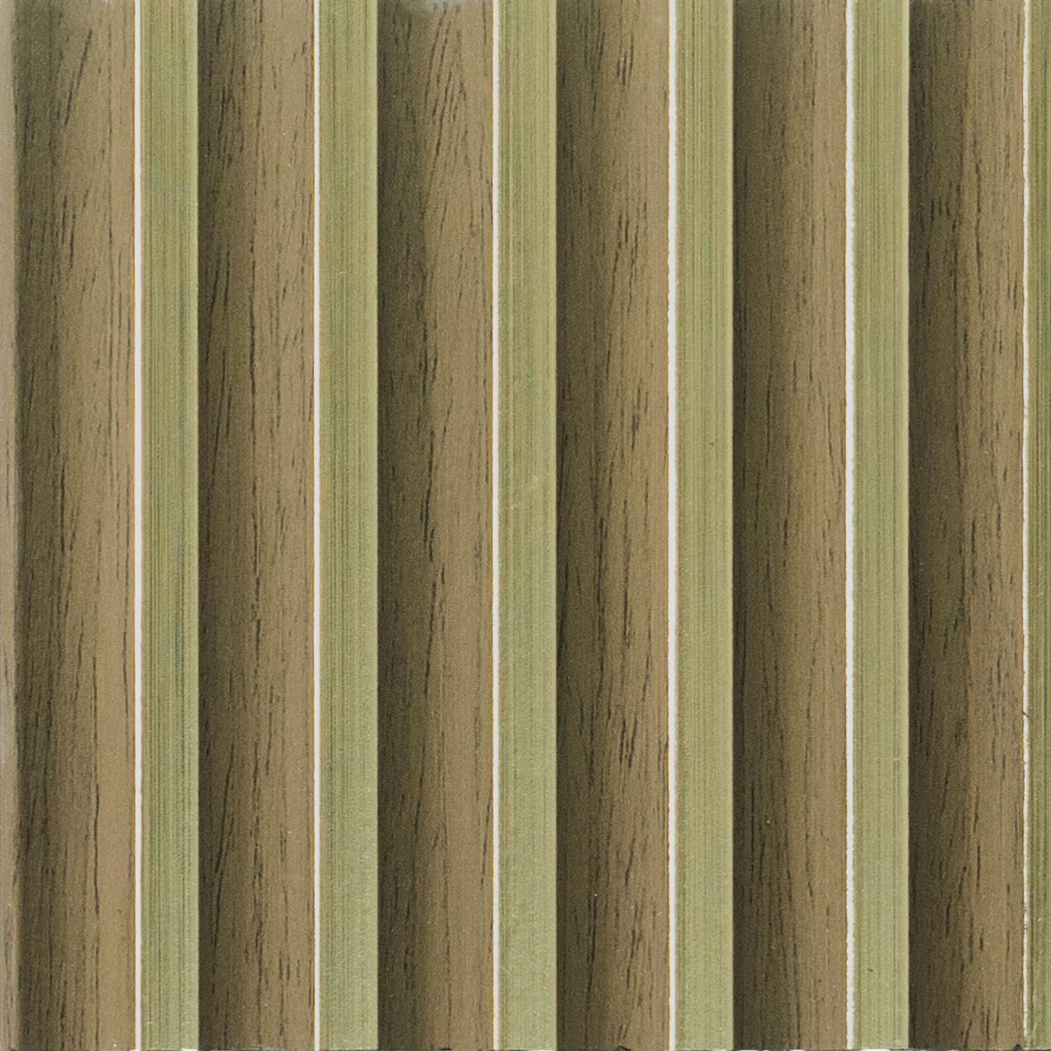 Brown Wooden Charcoal Louvers Panel Wood 9.5x0.32 Ft - Pn 00486