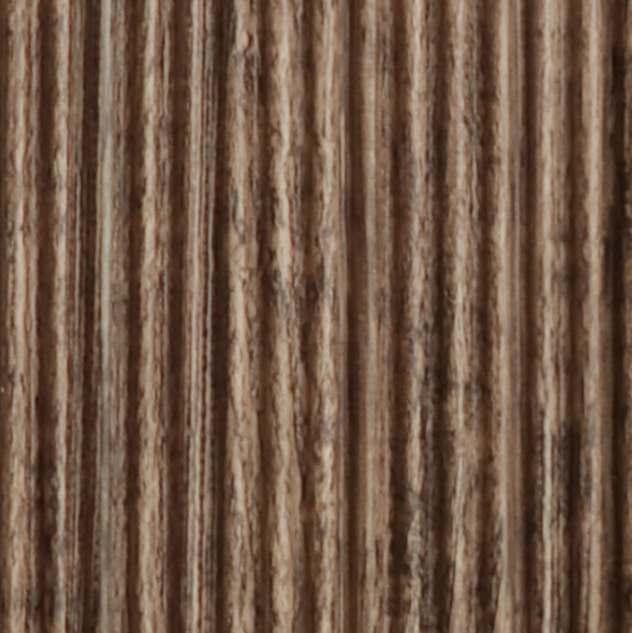 Premium Charcoal Panel Wood Louvers Brown 9.5x0.37 Ft - Pn 03568