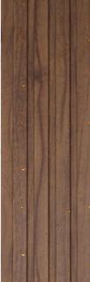 Brown Wooden Charcoal Louver Wood 9.5x0.4 Ft - Pn 03394