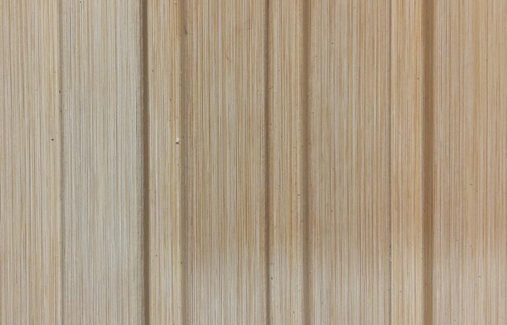 Premium Charcoal Panel Wood Louvers Brown 9.5x0.4 Ft - Pn 03397