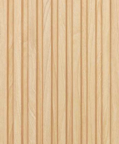 Brown Wooden Charcoal Louver Wood 9.5x0.4 Ft - Pn 03398