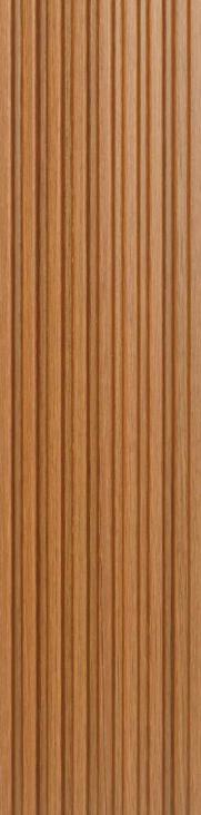 Brown Wooden Charcoal Louvers Panel Wood 9.5x0.4 Ft - Pn 03399